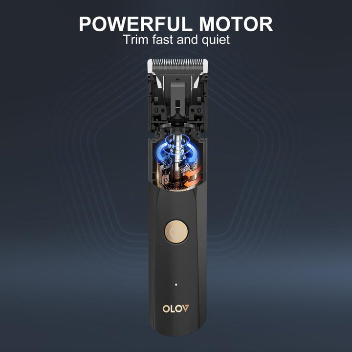 OLOV Electric Body Hair Trimmer- Groin Hair Trimmer, Ball Trimmer for Men - Replaceable Ceramic Blade Heads,Usb Recharge,Waterproof Male Hygiene Razor Safe Quick Gift Cordless