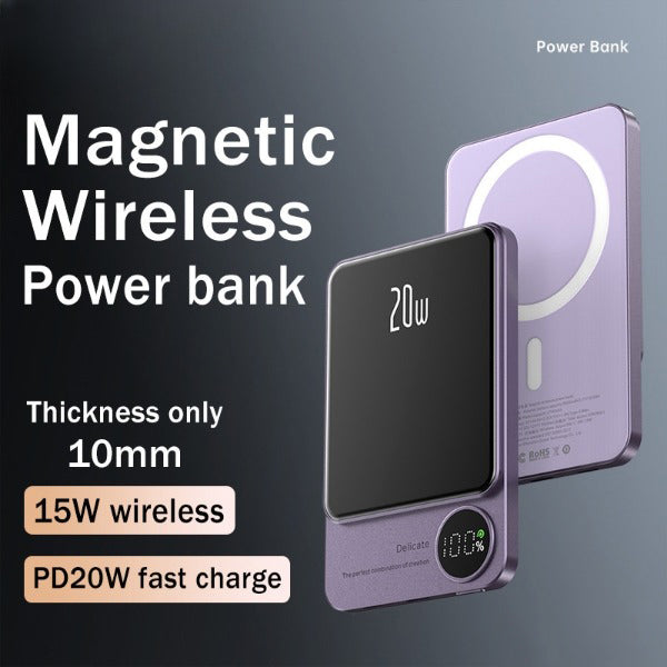 10000mAh Powerbank Magnetic Wireless Power Bank For iPhone 14 13 12 Pro Max